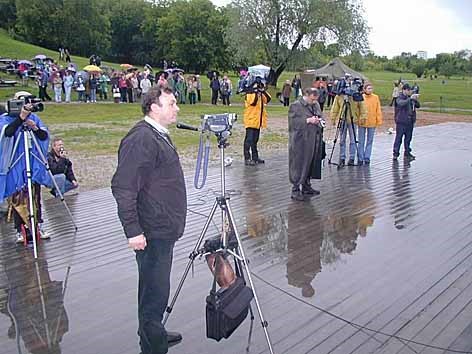 Работа АСАП. Запись концерта авторской песни в Коломенском, 2010 г.